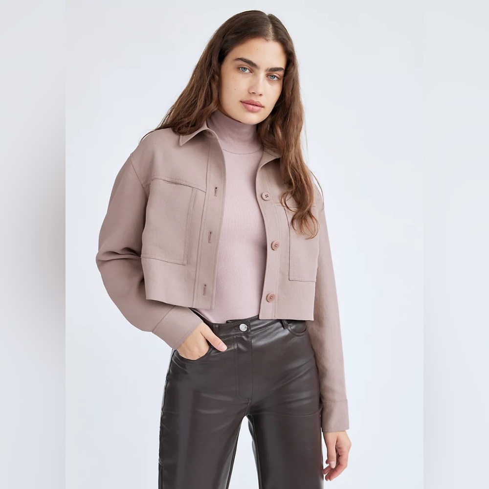 Aritzia Wilfred Little Cropped Jacket